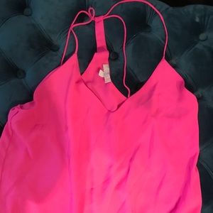Dressy pink tank top
